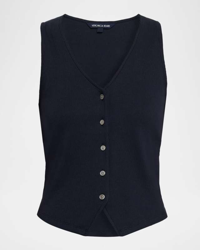 Hoorne Rib-Knit Vest